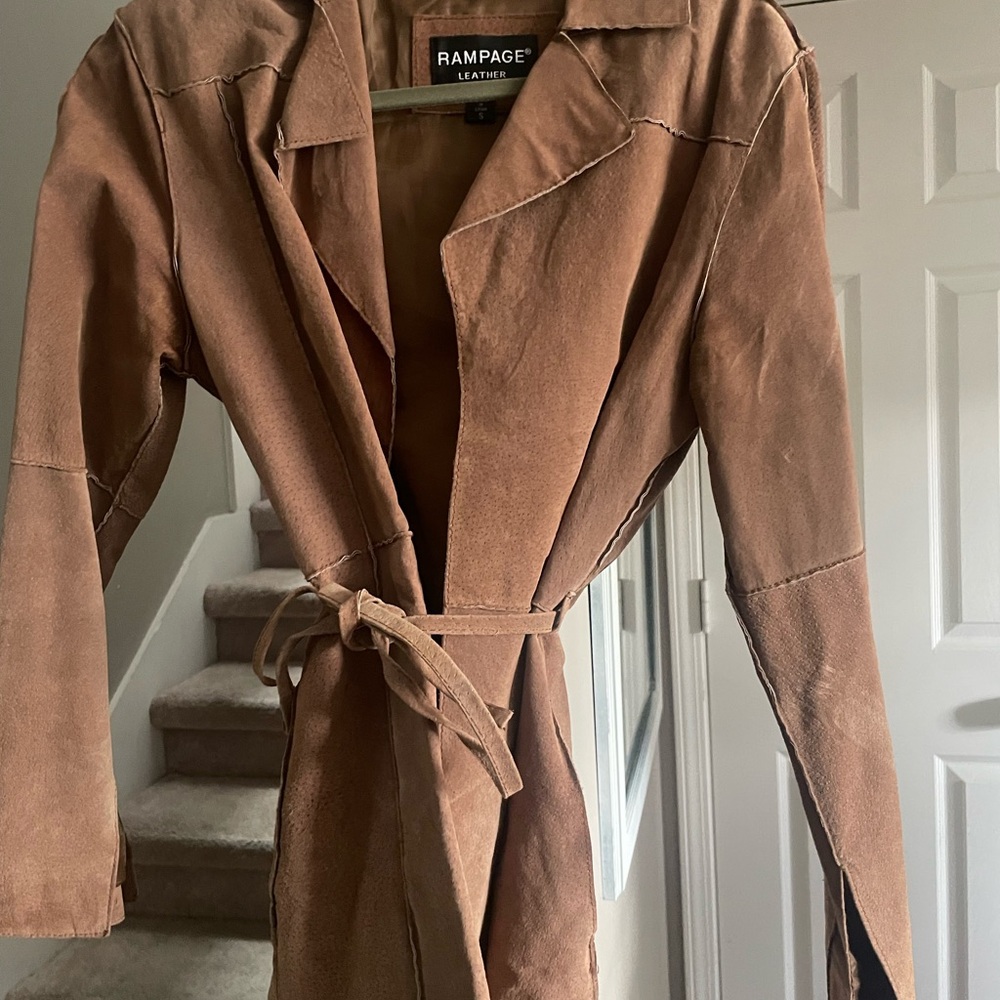 Rampage leather suede jacket